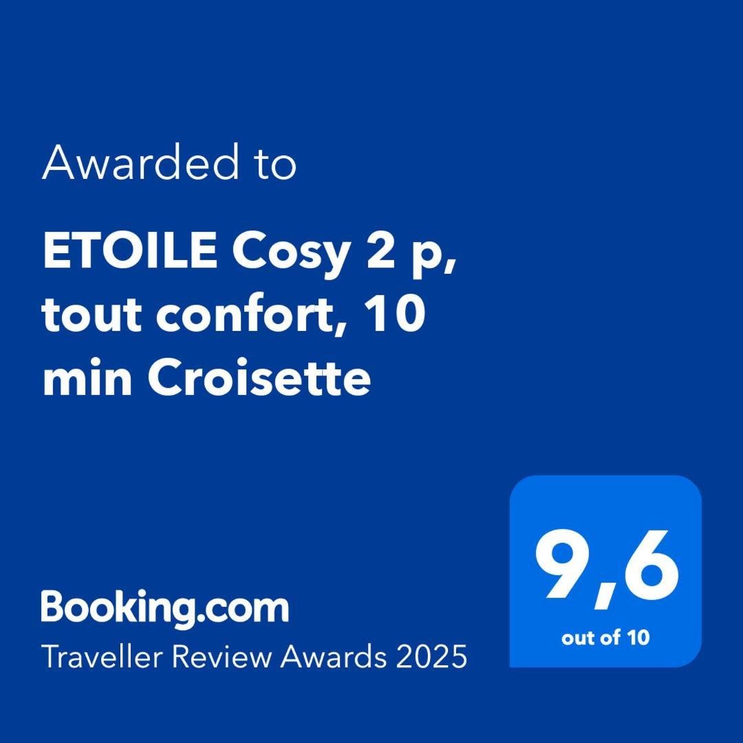 Etoile Cosy 2 P, Tout Confort, 10 Min Croisette Cannes Eksteriør billede